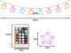 Smart LED Star String Lights USB App and Remote Control 7.5m, RGB