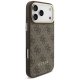 Guess 4G vāciņš ar MagSafe maku iPhone 17 Pro Max - brūns | Phone Case Cover