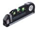 Laser Level with 2.5m Tape Measure and USB Charging, 3 Modes, Black
