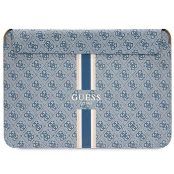 Guess 4G Printed Stripes klēpjdatora vāciņš līdz 16", zils