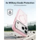 Чехол ESR Classic Hybrid Kickstand MagSafe для iPhone 18 Pro / 17 Pro, матовый розовый