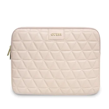 Guess Quilted klēpjdatora vāciņš līdz 13", rozā