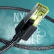 Ugreen NW150 80421 Ethernet RJ45 Cat 7 10Gbps kabelis 1m - Melns | Cable Black