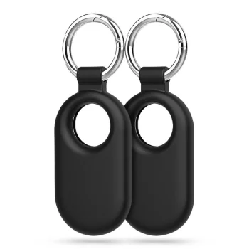 Tech-Protect Icon silikona maciņš Samsung Galaxy SmartTag 2, melns (2 gab.)