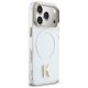 Karl Lagerfeld IML K galvas logotipa MagSafe vāciņš iPhone 17 Pro Max – caurspīdīgs | Phone Case Cover