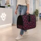 Сумка-переноска XL для собак и кошек, 51.5x28.5x21 см, черная