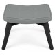 Scandinavian Upholstered Footstool Norse Sofotel, Dark Grey