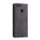 Huawei P Smart 2017 (FIG-LX1, LA1, LX2, LX3) CASEME Wallet Magnetic Leather Case Cover, Black