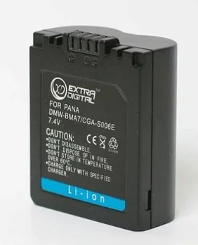 Аккумулятор Extra Digital для Panasonic CGA-S006E (7.4V 1200mAh)