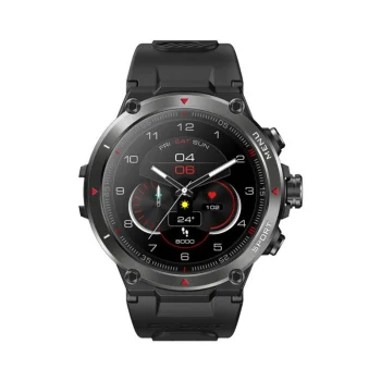 Viedpulkstenis Zeblaze Stratos 2 (melns) | Smartwatch (Black)