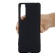 For SonySony Xperia 1 IV Liquid Silicone Phone Case Soft Cover, Black | Чехол Бампер Кабура для...