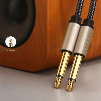 Ugreen Mono TS Jack Audio Cable 6.35mm, 5m, Black | Аудио Провод Кабель