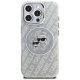 Karl Lagerfeld IML Glitter Karl & Choupette MagSafe Case for iPhone 16 Pro Max, Gray