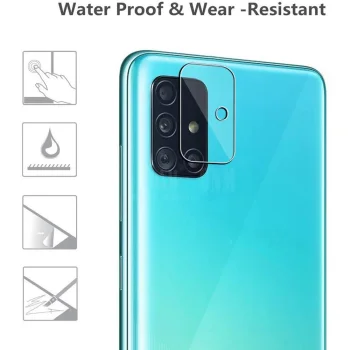 Samsung Galaxy A51 (SM-A515F) Back Camera Lens Tempered Glass Protector | Aizmugurējās Kameras Aizsargstikls