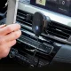 Sbs TESUPWIR10CLIPSTG auto viedtālruņa turētājs ar 10W bezvadu lādētāju, melns