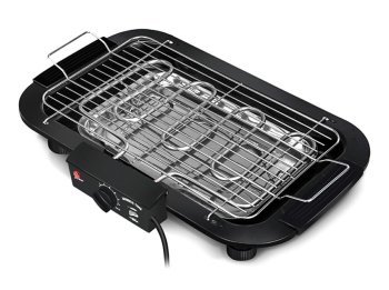 Электрический настольный гриль 2000W AG225D, черный