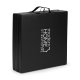 Folding Gymnastics Mat for Fitness and Exercise 182x60 cm, Black