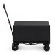 MultiGarden 120L Folding Garden and Camping Cart with Cover, Black