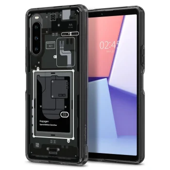 Чехол Spigen Ultra Hybrid для Sony Xperia 10 V, темно-серый (Zero One)
