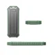 Pārnēsājams M.2 NVMe/SATA SSD USB-C 3.2 diska nodalījums - pelēki zaļš | Portable drive bay gray-green