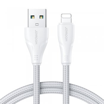 Joyroom USB to Apple iPhone Lightning Data Charging Cable 2.4A, 2m, White | Провод для Зарядки...
