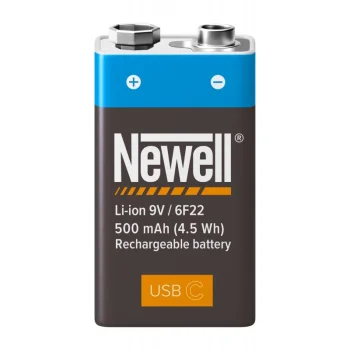 Newell NL3465 9V USB-C 500mAh uzlādējama baterija