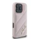 Чехол Karl Lagerfeld для iPhone 16 Pro Max Diagonal Quilted Script, розовый