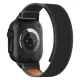 Tech-Protect Nylon Elite siksniņa Apple Watch 44 / 45 / 46 / 49 mm, melna/oranža