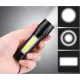 Rechargeable USB Pocket Flashlight, 3 Modes, XPE+COB
