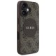 Guess 4G Circle Classic Logo MagSafe vāciņš iPhone 16 brūns