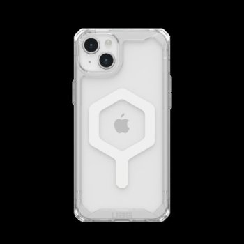 Apple iPhone 15 Plus 6.7'' UAG Plyo MagSafe Hard Case Cover, Transparent and White | Чехол Кейс Кабура...