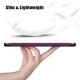 Samsung Galaxy Tab A7 Lite (SM-T220/T225) Tri-fold Stand PU Leather Case Cover, Purple | Planšetdatora Apvalks Vāks...
