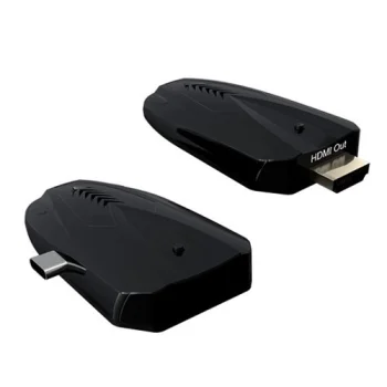 Bezvadu video signāla raidītājs un uztvērējs, Wi-Fi 5GHz, USB Type-C, 150 m