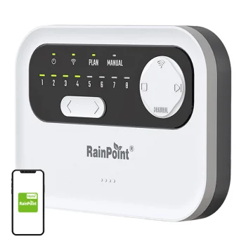 WiFi laistīšanas kontrolieris RainPoint HIC801W 8 zonu