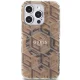 Guess iPhone 15 Pro Case IML GCube MagSafe, Brown