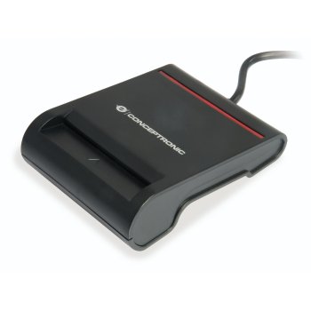 Conceptronic BIAN SCR01B viedkaršu lasītājs, melns
