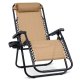 Sofotel ChillWell Folding Garden Lounger, Beige