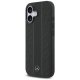 Mercedes Leather Laurel Leaves Stripes MagSafe Phone Case Cover iPhone 17 - Black