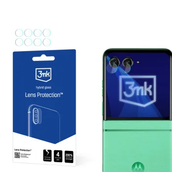 3mk Lens Protection kameras hibrīdstikls Motorola Razr 60, 0.16 mm
