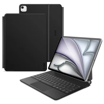 Чехол Tech-Protect Smartcase Magnetic с клавиатурой для iPad Pro 12.9 / Air 13, черный