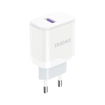 Сетевое зарядное устройство Dudao A20EU USB-A 18W, белое