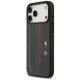 Чехол BMW для iPhone 17 Pro Max M Kevlar Lines & Logo MagSafe, черный
