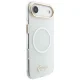 Guess IML Gradient Script Metal MagSafe vāciņš priekš iPhone Air, balts