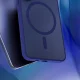 Чехол 3mk Smoke MagCase для Samsung Galaxy S25, синий полупрозрачный