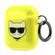 Karl Lagerfeld AirPods 1 / 2 Case Choupette Head, Yellow