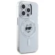 Karl Lagerfeld iPhone 15 Pro Max vāciņš IML Metal Choupette Head MagSafe, balts