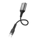 OTG-адаптер XO NB201 USB-A на USB-C черный