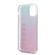 Чехол Guess для iPhone 11 Pro Glitter Gradient, розово-синий