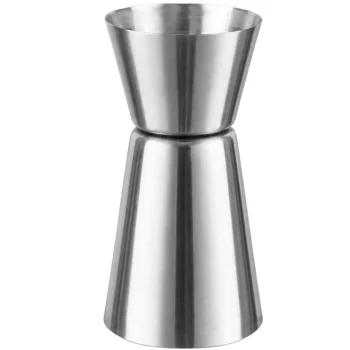 Bārmeņa mērtrauks Jigger 25/50 ml, nerūsējošais tērauds, sudraba