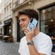 Tech-Protect MagFlex MagSafe vāciņš Samsung Galaxy A57 5G, caurspīdīgs zils
